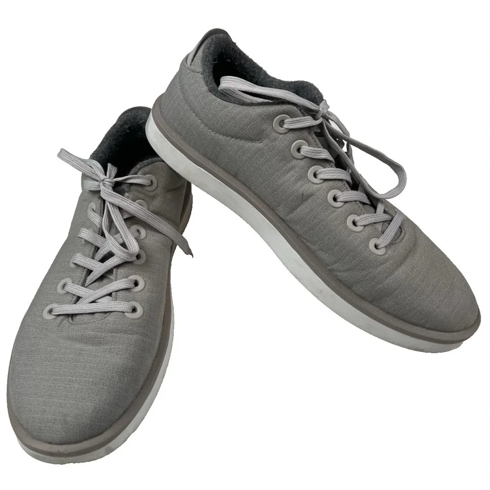 Allbirds Women's Wool Piper Woven Sneakers size 11 Pewter Grey